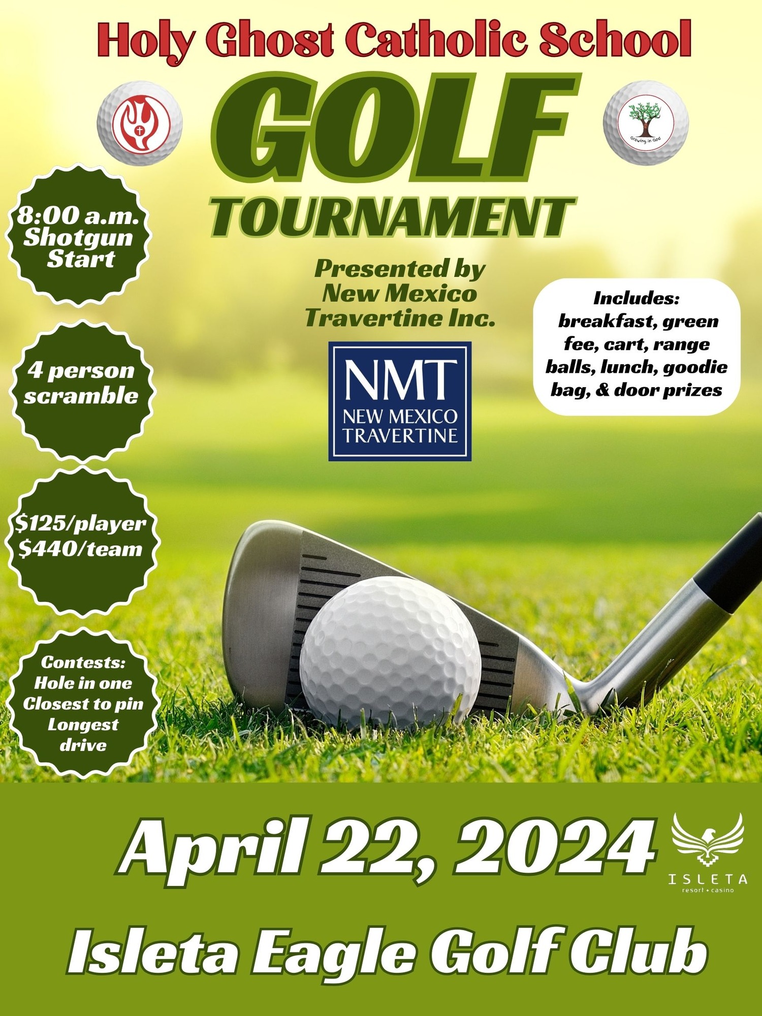 Golf Tournament Registration Closed Holy Ghost Catholic School